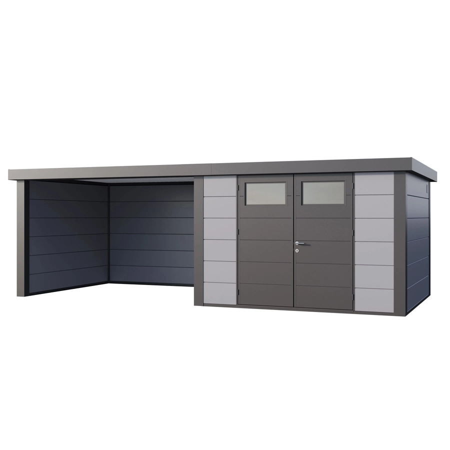 Telluria Gerätehaus Classico in Grau mit Lounge L, B/H/T: 692 x 219 x 318 cm - Bild 2