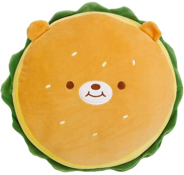 Joyful toys Hamburger Wurfkissen Plüschtier, 30cm - Bild 1
