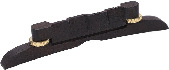 Verstellbarer Saitensteg für Mandoline aus Ebenholz in Schwarz - Bild 1