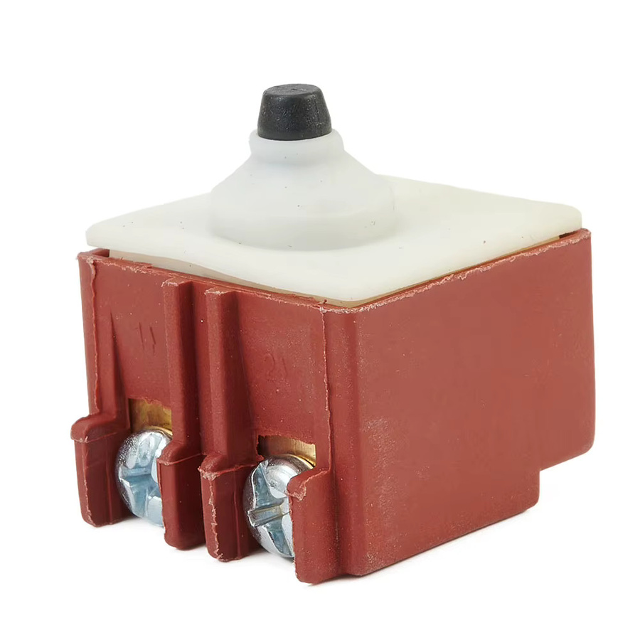 Ersatzschalter für Bosch Winkelschleifer GWS 6710-100, DPST Schalter, 250V 6A / 125V 12A, Rot - Bild 3