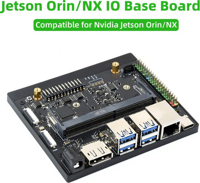 Nvidia Jetson Orin Nano und NX Entwicklungsboard in Schwarz - Bild 1