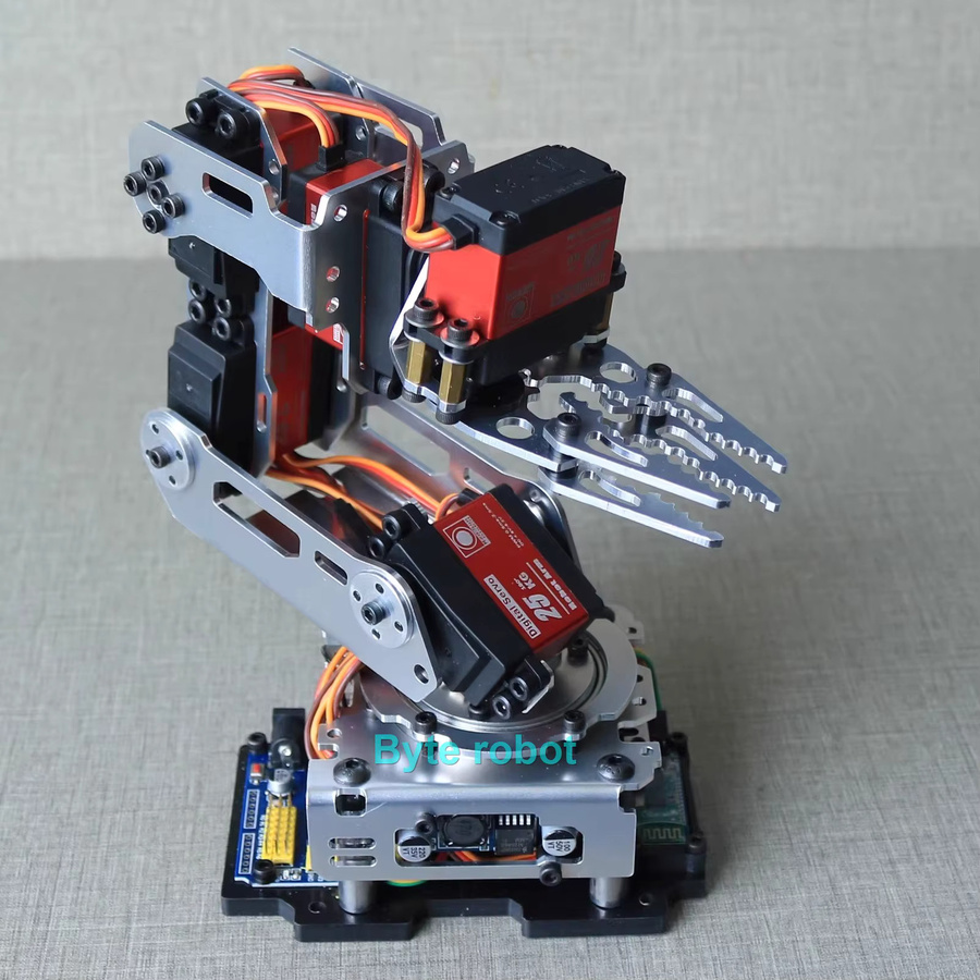 BinHex Roboterarm DIY Kit, Metall, APP-Steuerung, 6 Dof - Bild 3