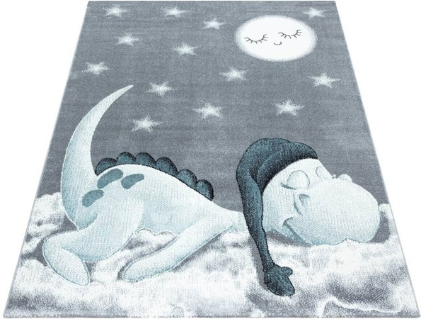 Ayyildiz Kinderteppich Bambi Blau B/L: 140 x 200 cm