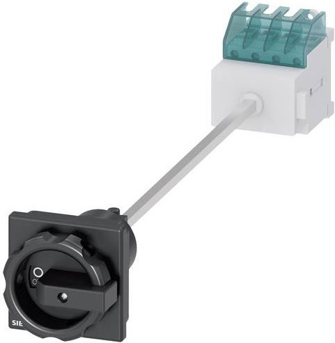 Siemens Lasttrennschalter Schwarz 3polig 16A 6mm² 690 V/AC 3LD20150TK51 - Bild 1