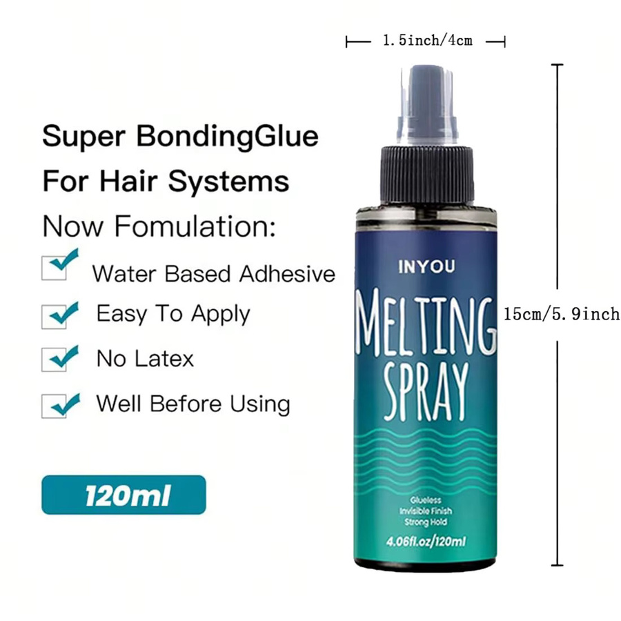 Perücken Kleber Spray Kit, 4 Stück, Unisex - Bild 3