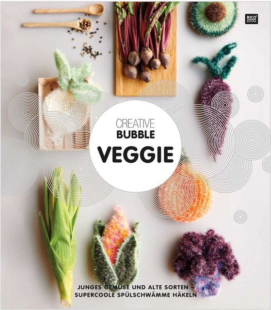 Rico Design Creative Bubble - Veggie Softcover Notizbuch, Multicolor, B: 24 cm, H: 21 cm - Bild 1