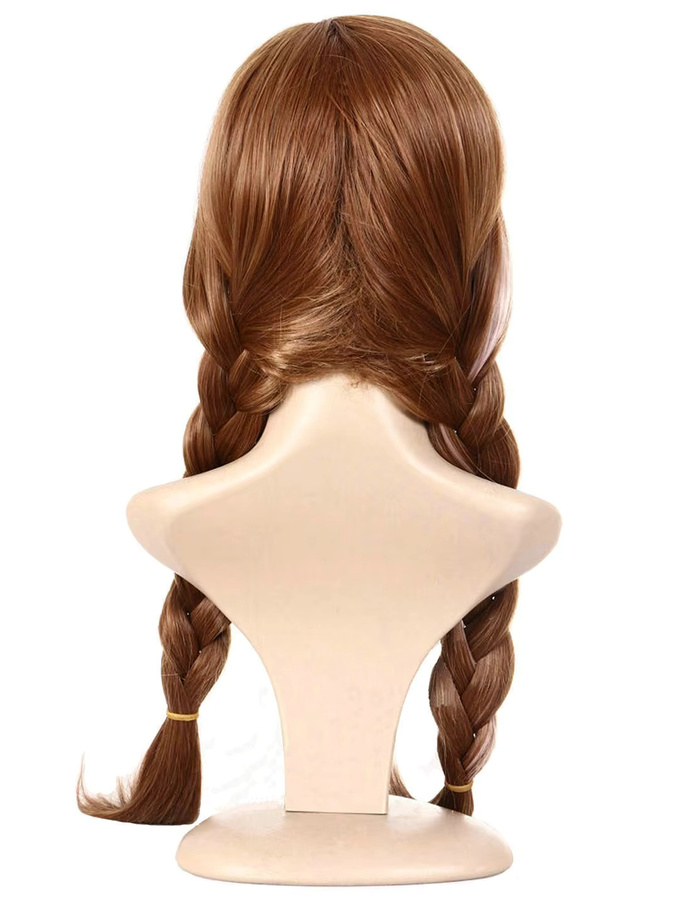 G&T Wig Zopf-Prinzessin-Perücke, braun, geflochten, Prinzessin - Bild 2