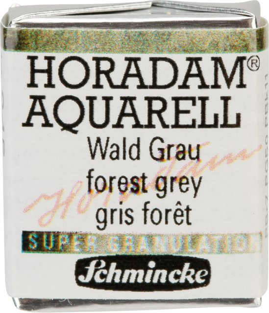 Schmincke HORADAM Aquarellfarbe Wald Grau im 1/2 Näpfchen - Bild 1