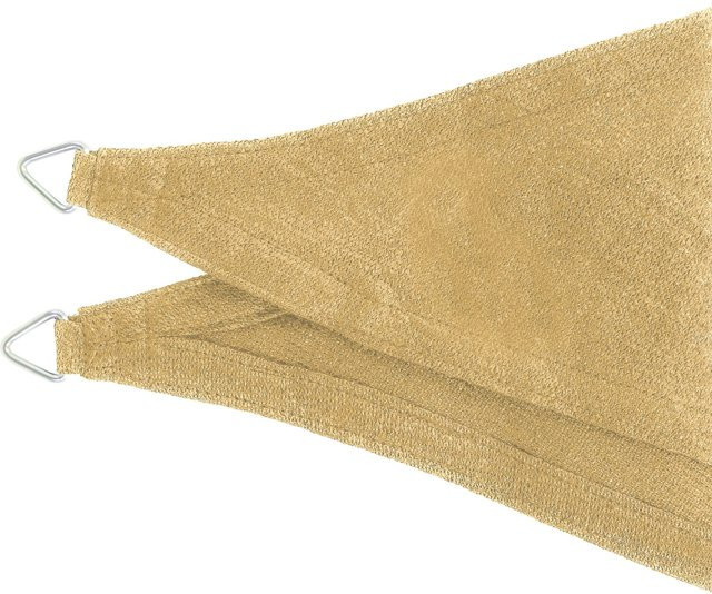 Sonnensegel Schneider Schirme Teneriffa rechteckig aus HDPE in Weiss oder Beige, Breite: 500 cm, Tiefe: 360 cm - Bild 1