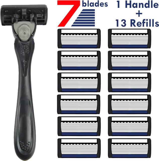 MAIZIUP Manueller Klingenrasierer, 7-lagiger Rasierkopf, Unisex - Bild 1