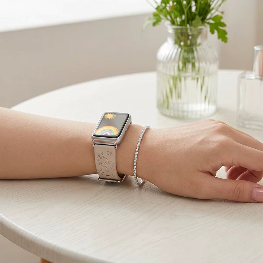 CHIICSMART Uhrenarmband Silikon, Damen, Samsung Watch Fit 3 - Bild 3