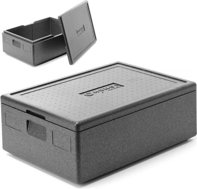 Hendi Thermobox GN 1/1 aus Kunststoff, Schwarz/Grau, B/T/H: 68,5 x 48,5 x 26,0 cm, 53 l - Bild 1