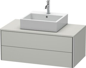 Duravit Waschtischunterschrank XSquare in Weiß, wandhängend mit 2 Schubladen, B/T: 100 x 54,8 cm - Bild 1