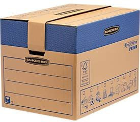 SmoothMove Umzugskarton FastFold extra groß, 127 L, braun, 5 Stück, H: 46,3 cm, B: 48,0 cm, T: 63,2 cm - Bild 1