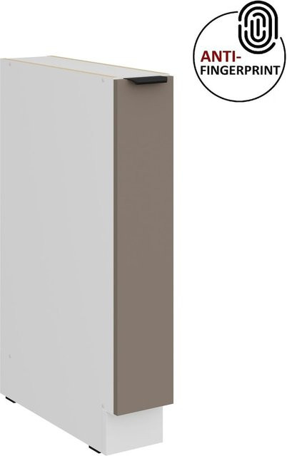 Küchen Unterschrank Schrankauszug ARIA Sandgrau matt Anti Fingerprint - Bild 1