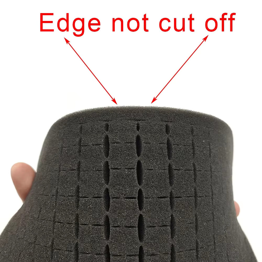 Stoßfester DIY-Schaumstoff als handreißbares Schwammgitter und Verpackungsblock in Schwarz - Bild 5