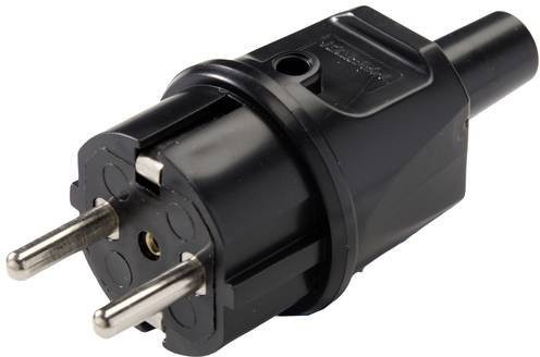 Martin Kaiser Schutzkontaktstecker 514/sw aus PVC in Schwarz IP44 250V - Bild 1