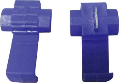 TRU Components Schnellklemmverbinder flexibel und starr 1-2.5mm² Polzahl 2 Blau 5er Pack - Bild 1