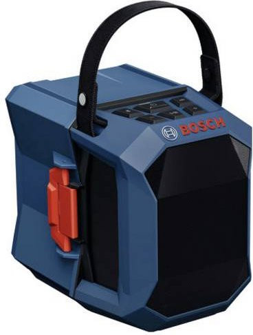 Bosch Professional GPB 18V-1 C Bluetooth Lautsprecher mit USB-C in Schwarz und Blau - Bild 1