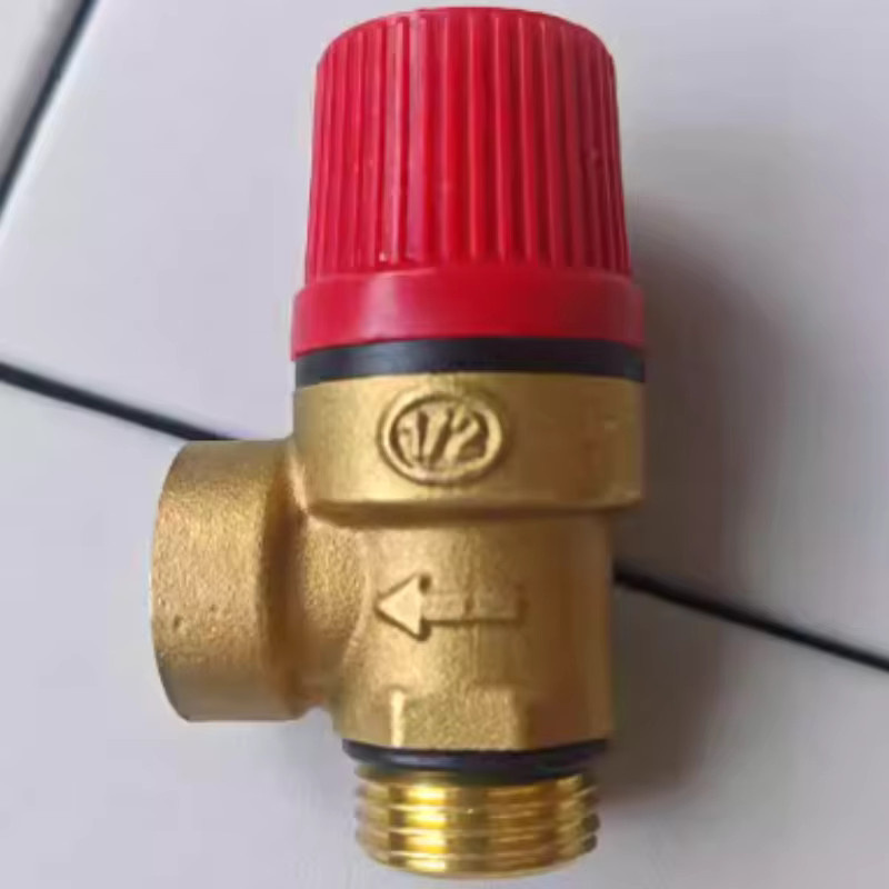 Messing Sicherheitsventil DN15 1/2 Zoll für Solar-Wasserheizungen in Gold - Bild 3