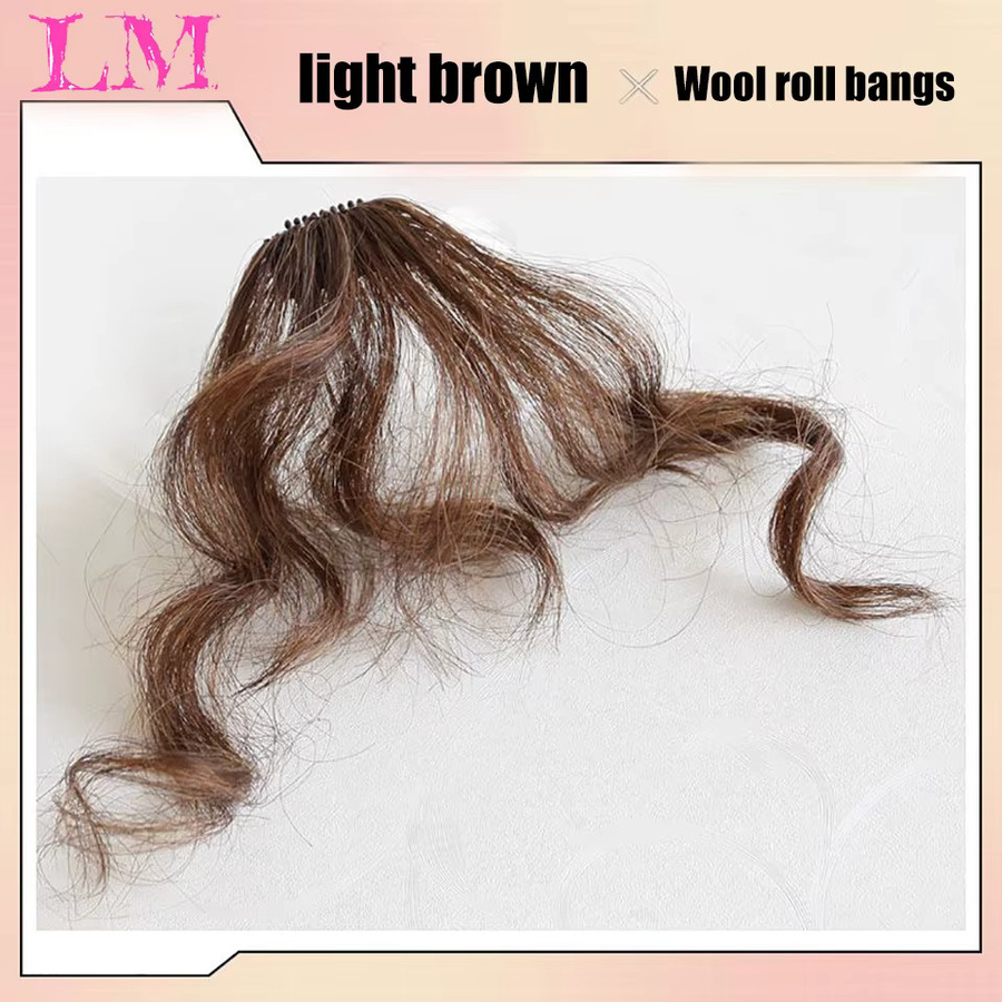 LIANGMO Pony-Clips, synthetische Fransen, lockig, Kinder - Bild 6