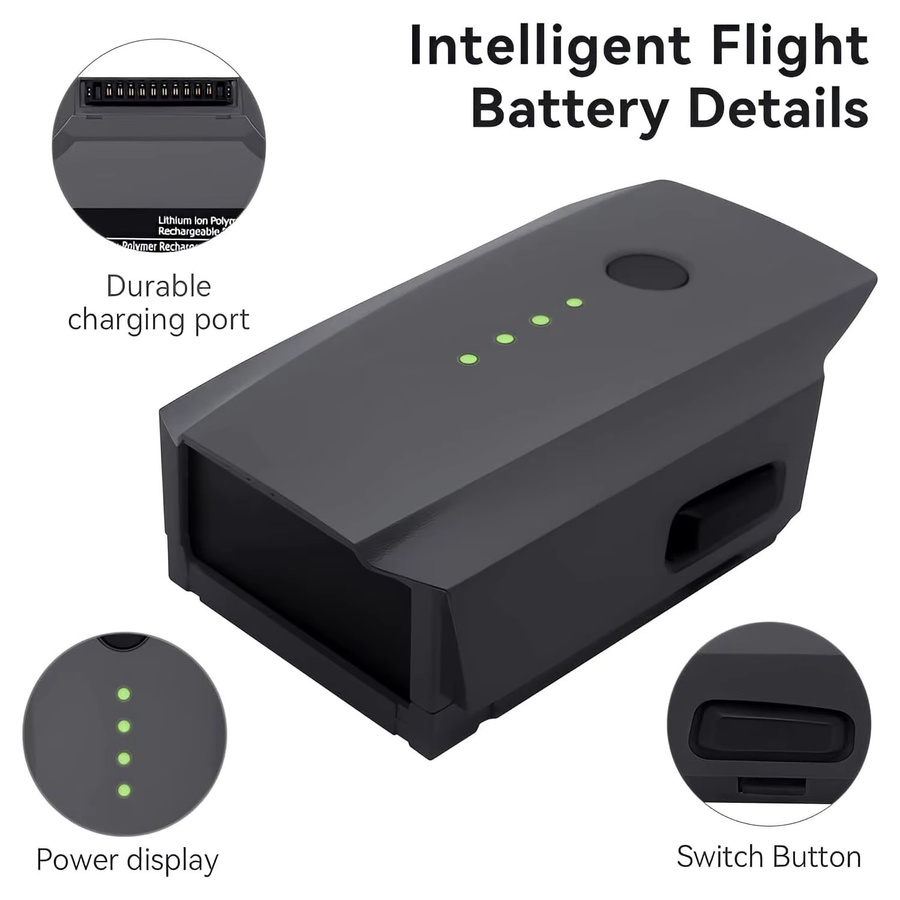DJI Intelligenter Flugakku 3830mAh für Mavic Pro Serie, Grau - Bild 3