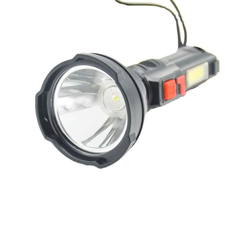 QHSPE COB-Seitenleuchte, tragbare explosionsgeschützte LED-Lampe in Schwarz für Camping, Angeln und Notfälle - Bild 2