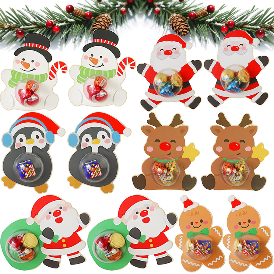 Weihnachtsgeschenk-Karten-Verpackungsbeutel mit hängenden Ornamenten für den Weihnachtsbaum in Mehrfarben - Bild 2