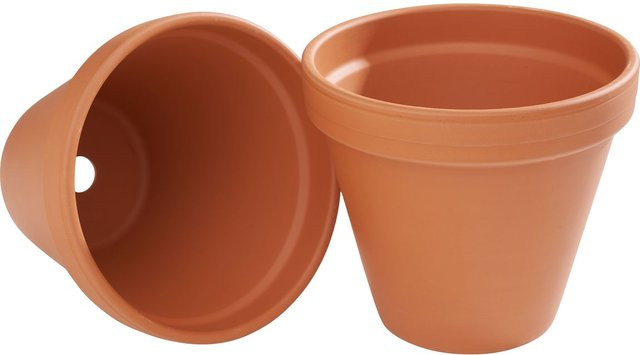 VBS Terrakotta Töpfe Braun, 2 Stück - Bild 1