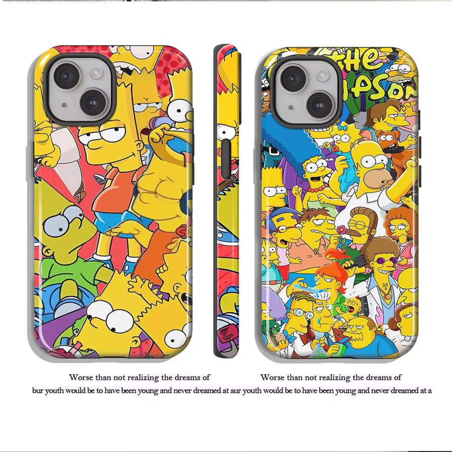 Homer Simpson Softcover Handyhülle für Apple iPhone in Multicolor - Bild 2