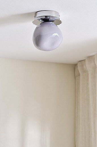 Jotex BON Deckenlampe aus Glas und Metall in Weiß und Silber mit E14 Fassung - Bild 1