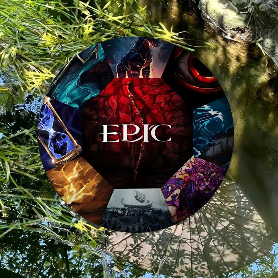 E-Epics Brosche, Weißblech, Unisex - Bild 6