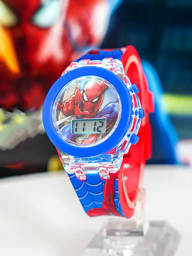 Marvel Digitaluhr, Spiderman, Kunststoff, Blau, Kinder - Bild 4
