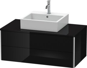 Duravit Waschtischunterschrank XSquare Wandhängend in Hochglanz, 2 Schubladen, B: 100 cm, T: 54,8 cm, H: 40 cm - Bild 1