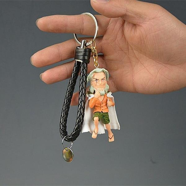 YIRAN Jewelry One Piece Roronoa Zoro Monkey D Luffy Schlüsselanhänger, brown - Bild 1