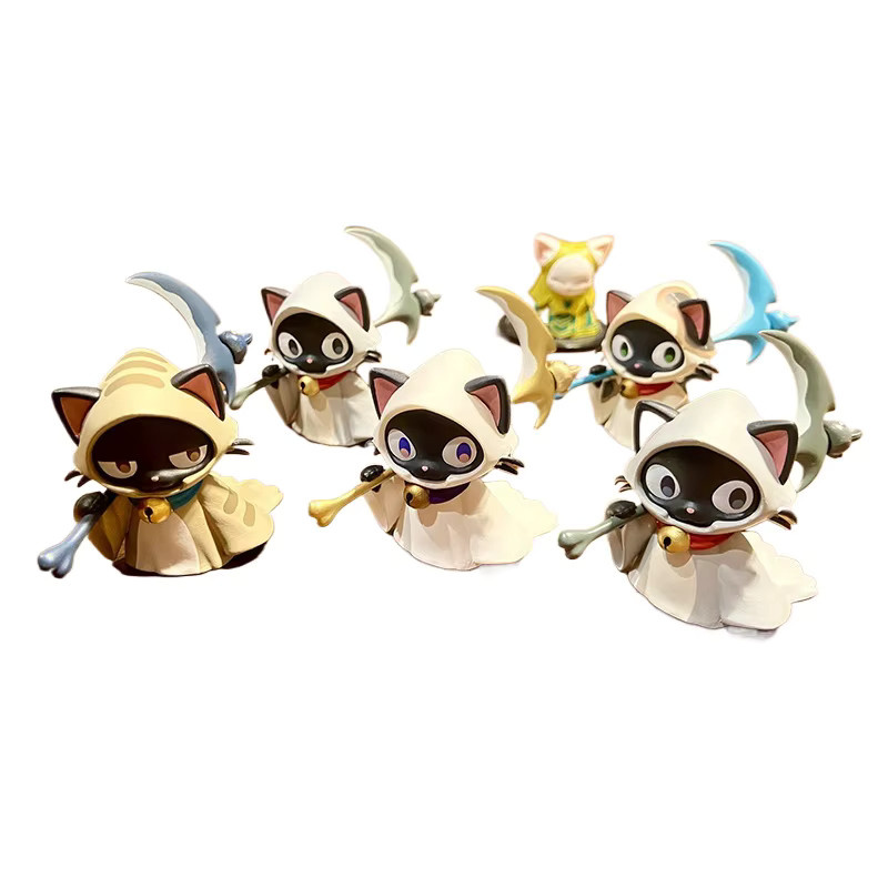 Banpresto Katzen-Blindbox, niedliche Figur, Desktop-Ornament - Bild 3