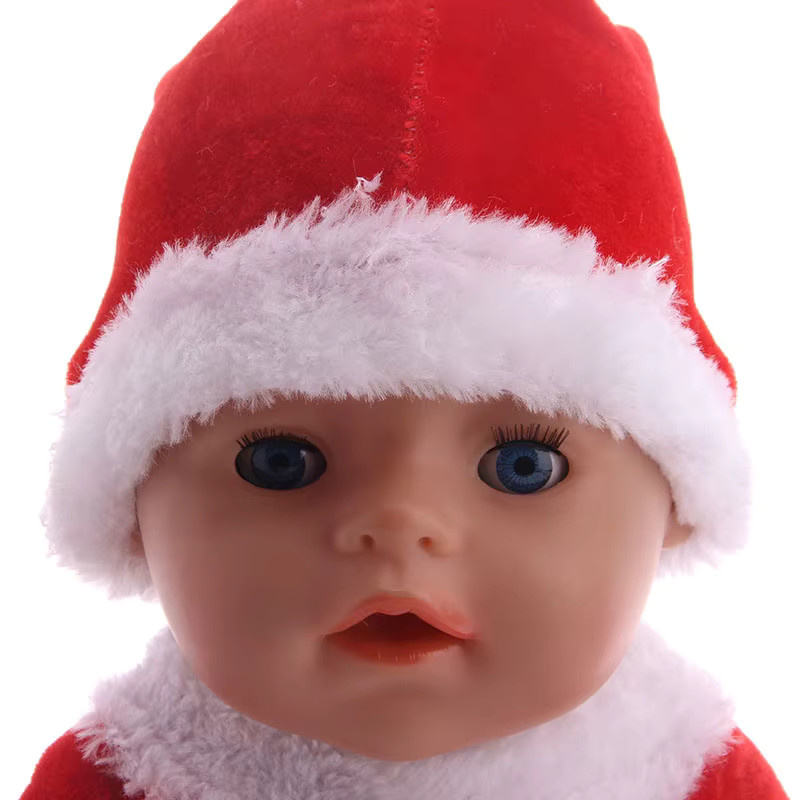 luckdoll Weihnachtspuppenkleidung, Pyjamas, Zubehör, Rot - Bild 3