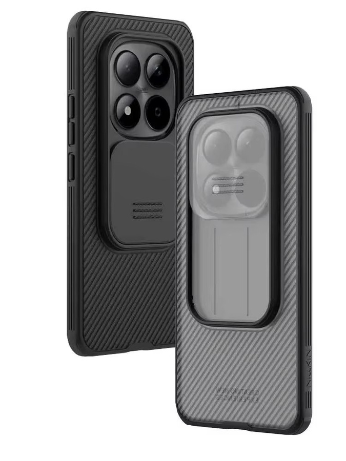 Nillkin CamShield Pro Slide stoßfeste Handyhülle mit Kameraabdeckung für Redmi Note 15 Pro Plus 5G und 14 Pro Plus 5G in Schwarz und Transparent - Bild 4