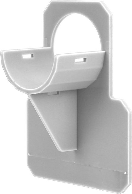 Shoemst Rohrhalter aus technischem Kunststoff für Wasserschläuche, Grau, Durchmesser: 32 mm - Bild 1