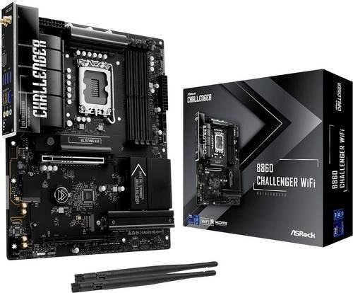 ASRock B860 Challenger WiFi ATX Mainboard mit Intel B860 Chipsatz und LGA 1851 Sockel in Schwarz - Bild 1