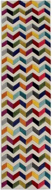 Flair Rugs Kinderteppich Bolero Mehrfarbig gestreift B/T: 66 x 230 cm - Bild 1
