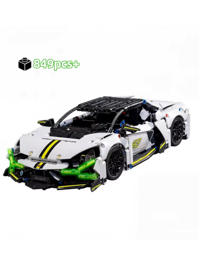 FUNXINEE Technik Auto Stadtrennwagen, Bausteine, 849 Teile, 1:14 - Bild 6