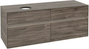 V&B Waschtischunterschrank Collaro mit LED-Beleuchtung, B/H/T: 140 x 54,8 x 50 cm - Bild 1