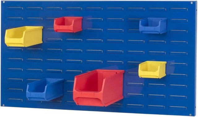 PROREGAL Trägersystem Blaue Systemplatte für Sichtlagerboxen zur Kleinteileaufbewahrung, H x B x T: 50 x 100 x 2 cm - Bild 1