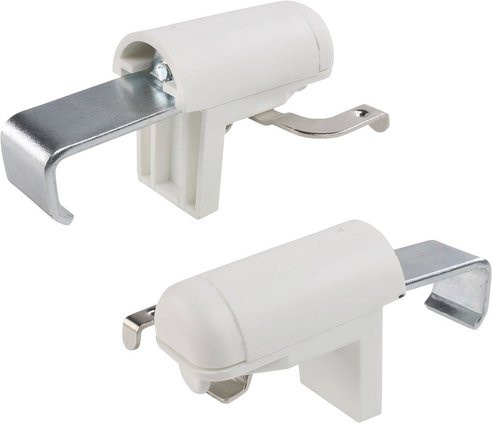 LIEDECO Klemmträger aus Metall in Weiß - Bild 1