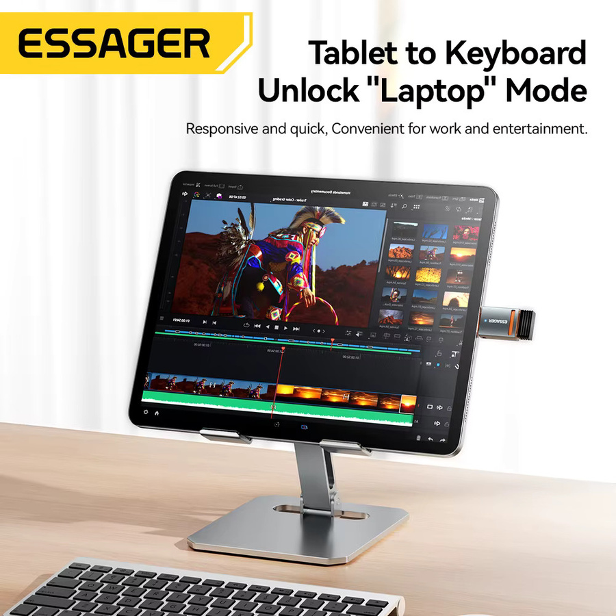 Essager USB 3.0 OTG Adapter von USB-A auf USB-C Konverter für MacBook Pro Air und Samsung S20 S10 - Bild 2