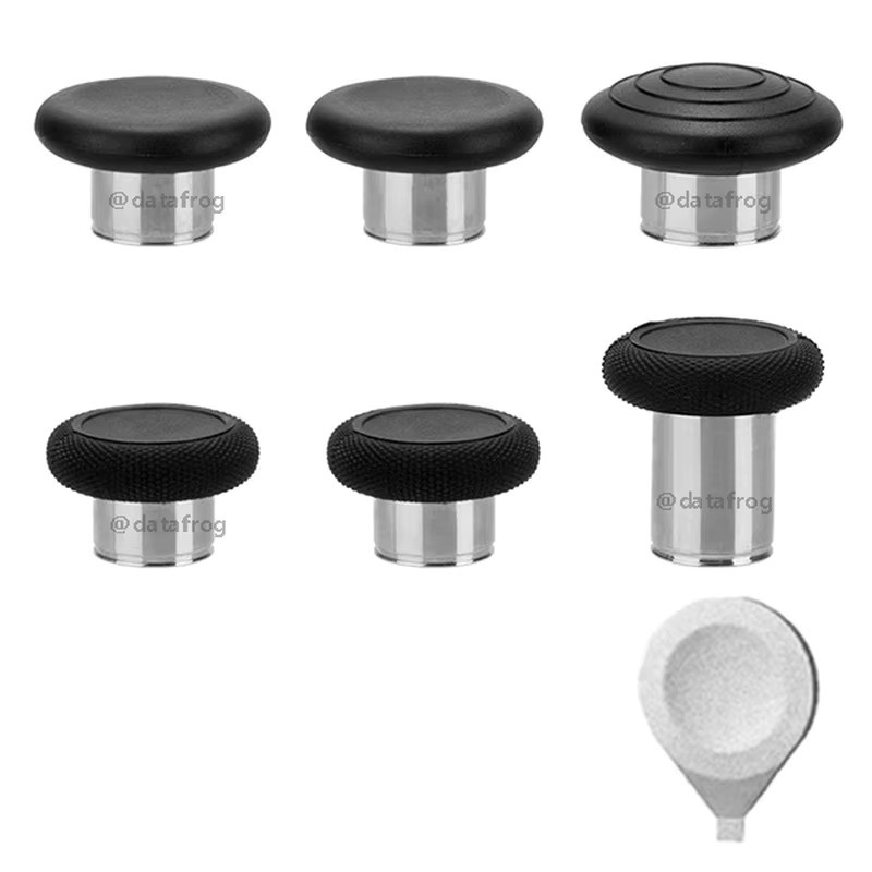 DATA FROG Ersatz-Magnet-Analog-Thumbsticks-Set in Schwarz für Xbox One Elite Series 2 und Elite 1 Controller - Bild 2