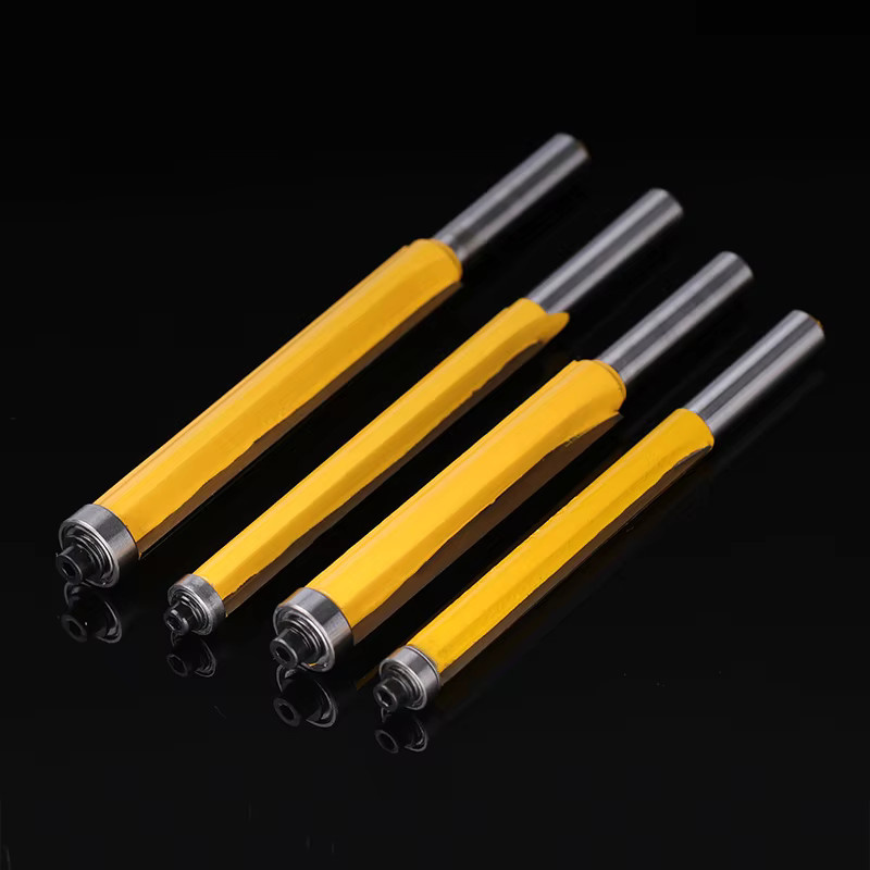 XCAN Flush Trim Router Bit mit 8mm Schaft und Lager aus Hartmetall für CNC und Holzbearbeitung - Bild 2