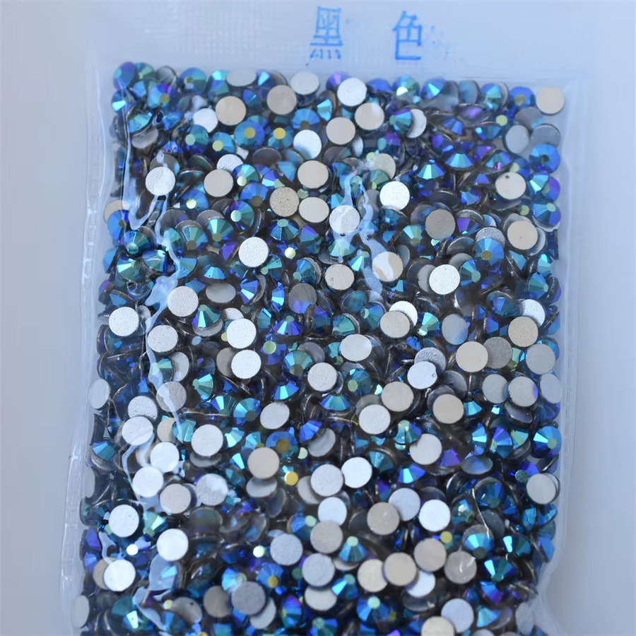 Swagpick Nail Art Strass Black Jet AB, 1440 Stück, Glänzend - Bild 3