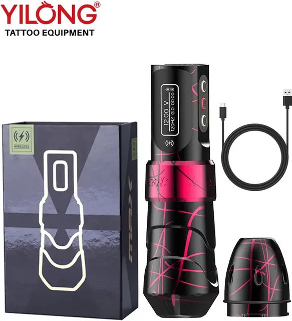 YILONG MAX Tätowiermaschine, kabellos, 2400mAh Akku - Bild 1